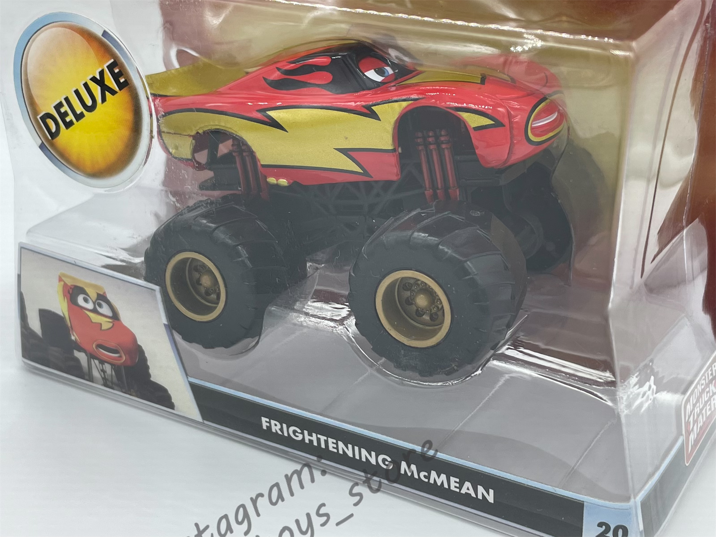 Deluxe Disney Pixar Cars "FRIGHTENING McMEAN" Monster Truck Mater - Cars Toon Series