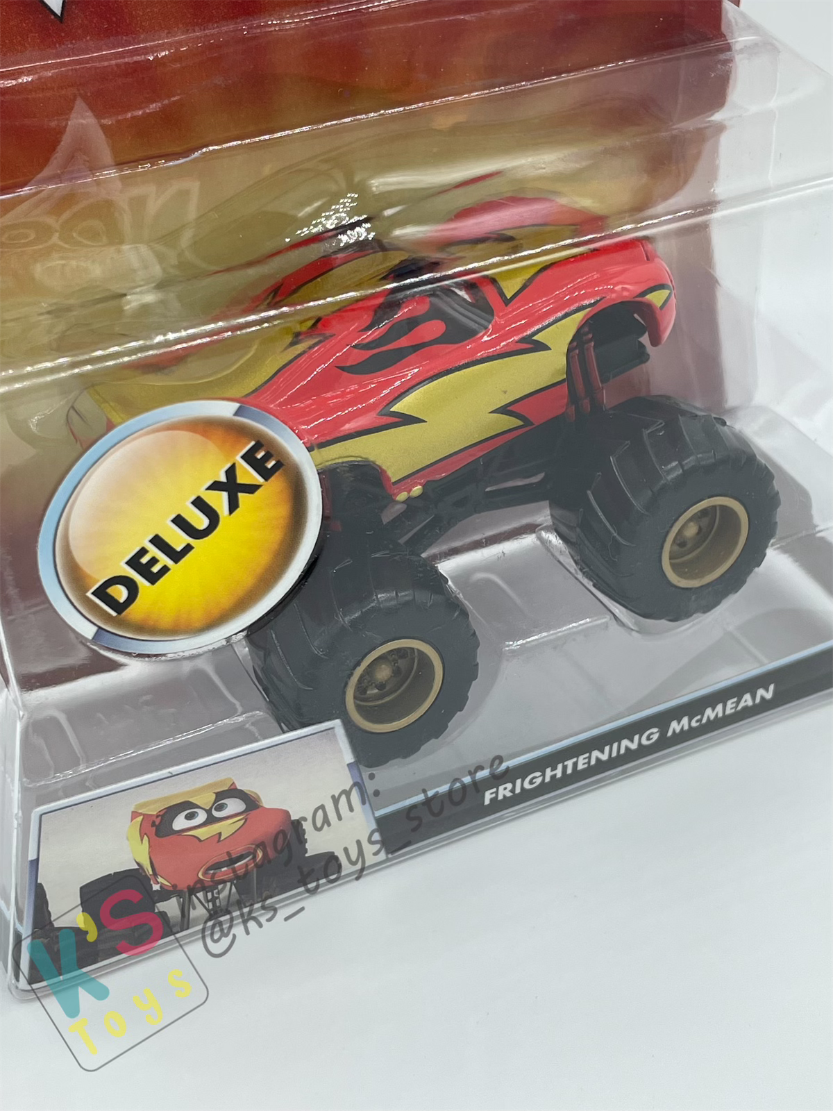 Deluxe Disney Pixar Cars "FRIGHTENING McMEAN" Monster Truck Mater - Cars Toon Series