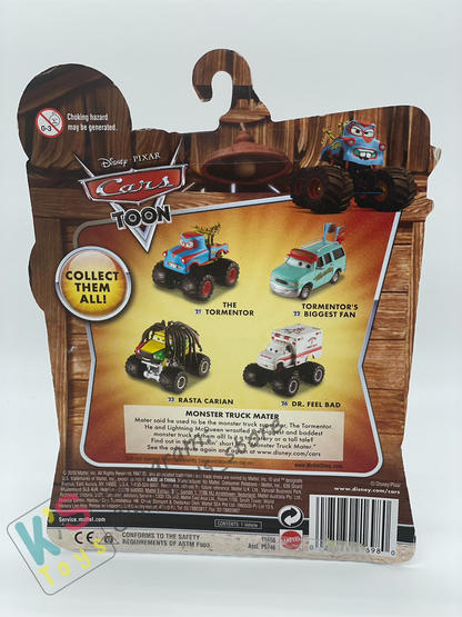 Deluxe Disney Pixar Cars "TORMENTOR'S BIGGEST FAN" Monster Truck Mater - Cars Toon Series