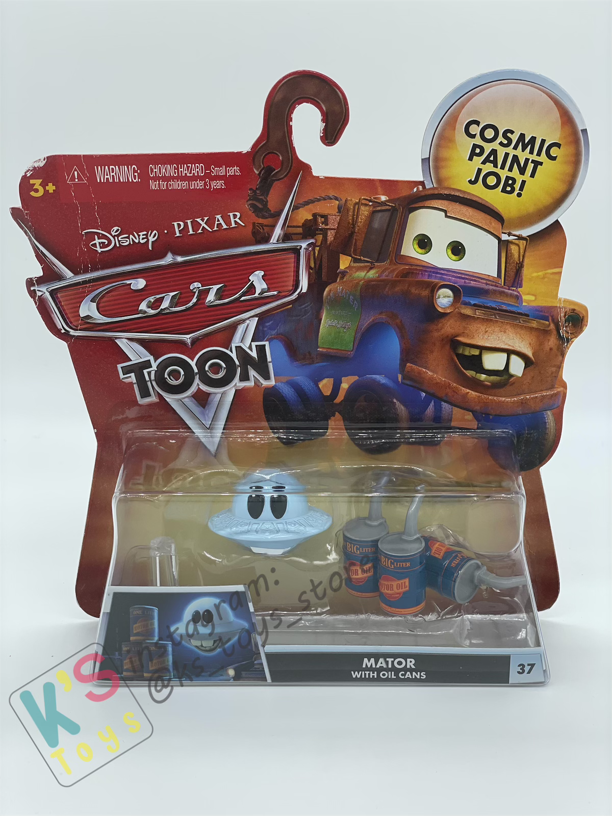 DISNEY PIXAR CARS "MATOR WITH OIL CANS" UFM SERIES - Cars Toon - BNIP