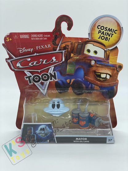 DISNEY PIXAR CARS "MATOR WITH OIL CANS" UFM SERIES - Cars Toon - BNIP