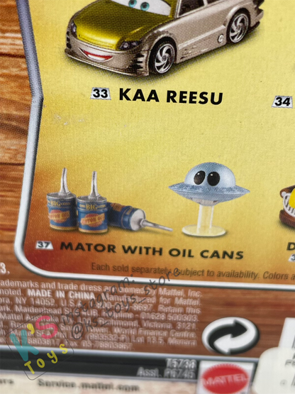 DISNEY PIXAR CARS "MATOR WITH OIL CANS" UFM SERIES - Cars Toon - BNIP