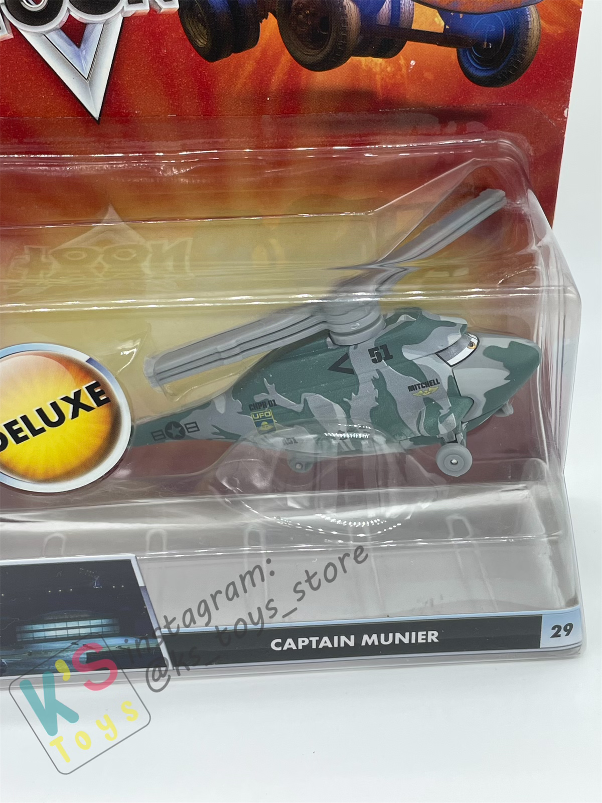 DELUXE DISNEY PIXAR CARS "CAPTAIN MUNIER" UFM SERIES - Cars Toon - BNIP