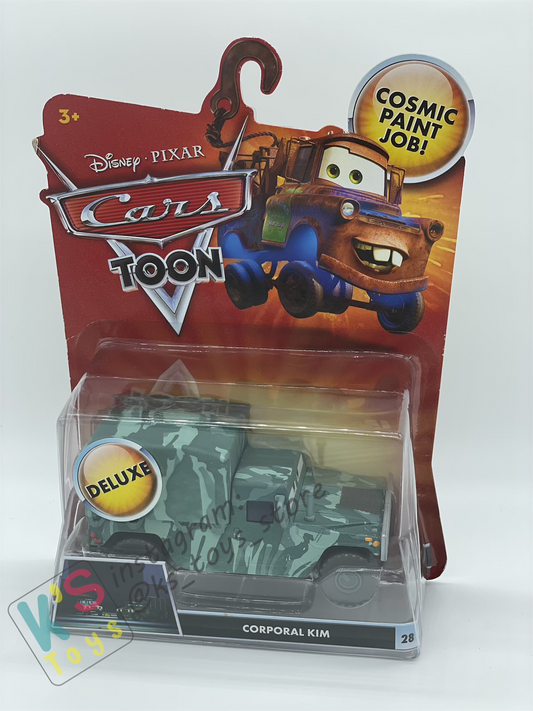 DELUXE DISNEY PIXAR CARS "CORPORAL KIM" UFM SERIES - Cars Toon - BNIP