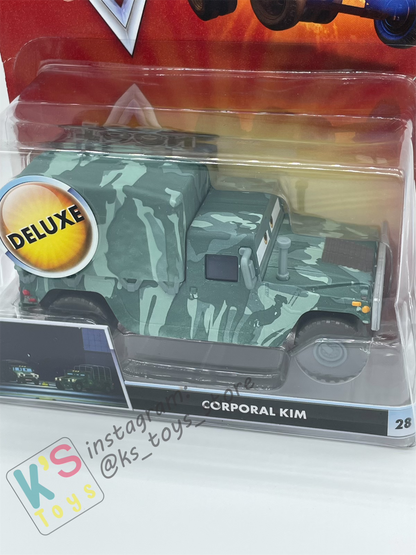 DELUXE DISNEY PIXAR CARS "CORPORAL KIM" UFM SERIES - Cars Toon - BNIP