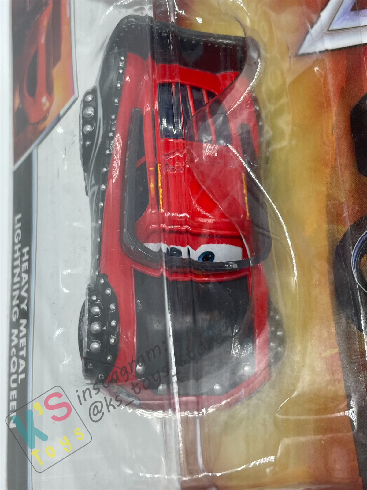 DISNEY PIXAR CARS "HEAVY METAL LIGHTNING MCQUEEN" HEAVY METAL MATER SERIES - Cars Toon - BNIP