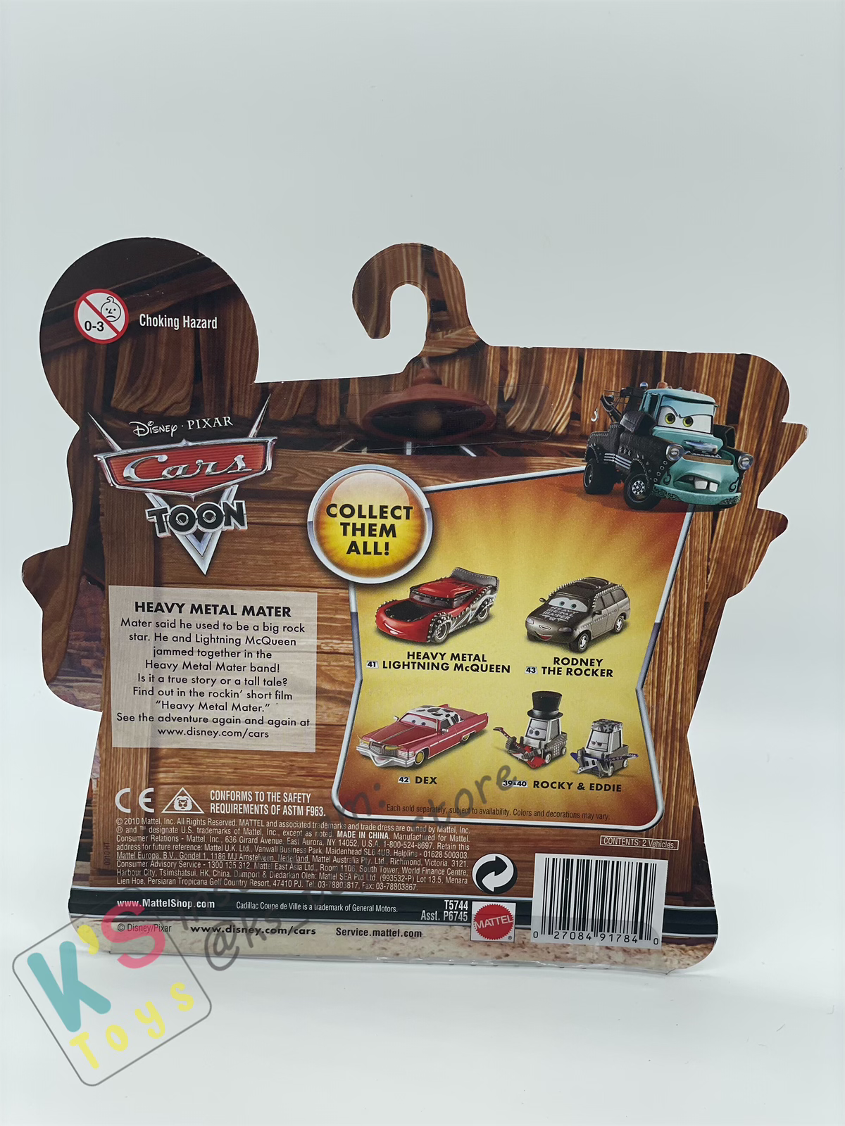 DISNEY PIXAR CARS "EDDIE AND ROCKY" HEAVY METAL MATER SERIES - Cars Toon - BNIP