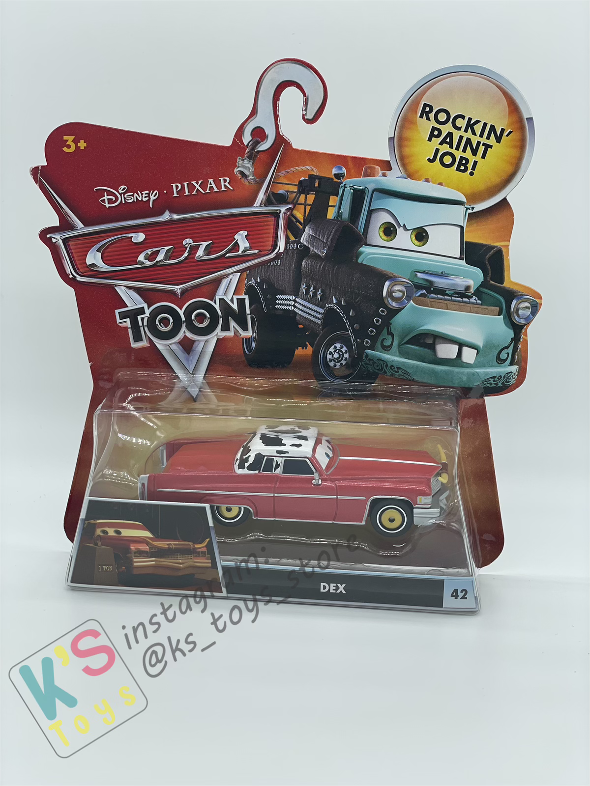 Disney Pixar Cars "DEX" HEAVY METAL MATER - Cars Toon Series - BNIP