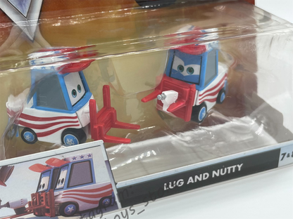 DISNEY PIXAR CARS "LUG & NUTTY" MATER THE GREATER SERIES - Cars Toon - BNIP