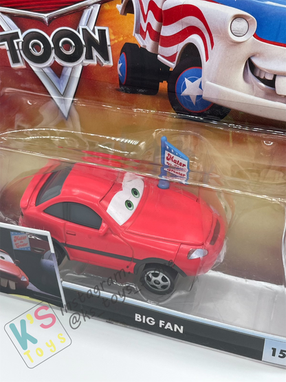 DISNEY PIXAR CARS "BIG FAN" MATER THE GREATER SERIES - Cars Toon - BNIP