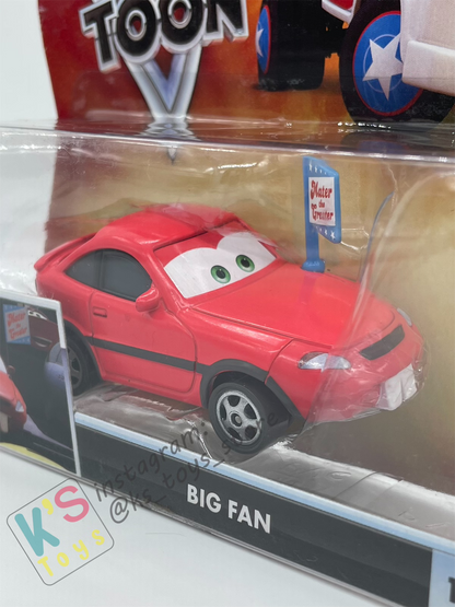 DISNEY PIXAR CARS "BIG FAN" MATER THE GREATER SERIES - Cars Toon - BNIP