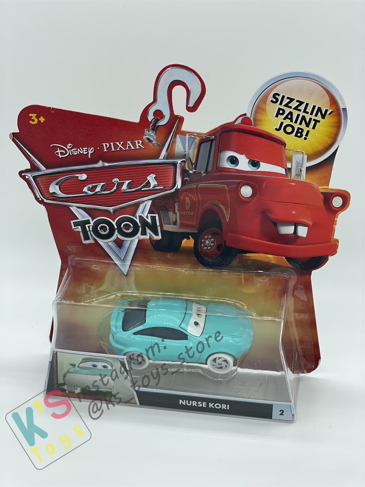 DISNEY PIXAR CARS "NURSE KORI" RESCUE SQUAD MATER SERIES - Cars Toon - BNIP