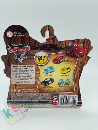 DISNEY PIXAR CARS "NURSE KORI" RESCUE SQUAD MATER SERIES - Cars Toon - BNIP