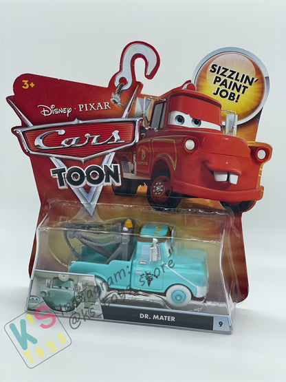 DISNEY PIXAR CARS "DR. MATER" RESCUE SQUAD MATER SERIES - Cars Toon - BNIP