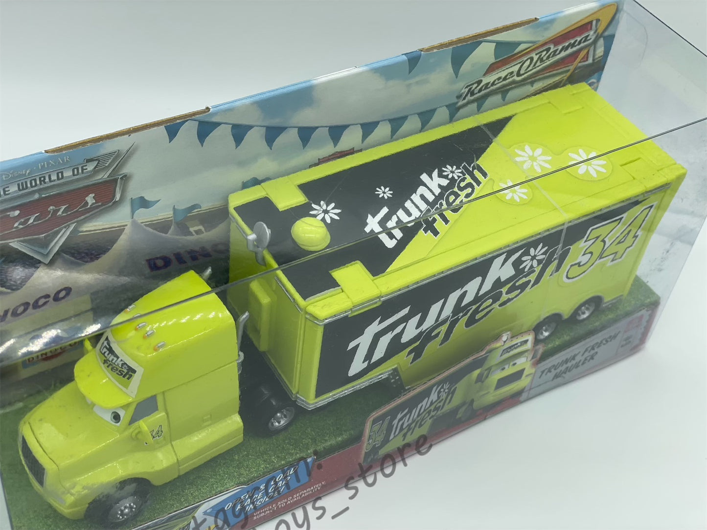 Hauler Disney Pixar Cars by Mattel, Trunk Fresh Hauler 34 - BNIP