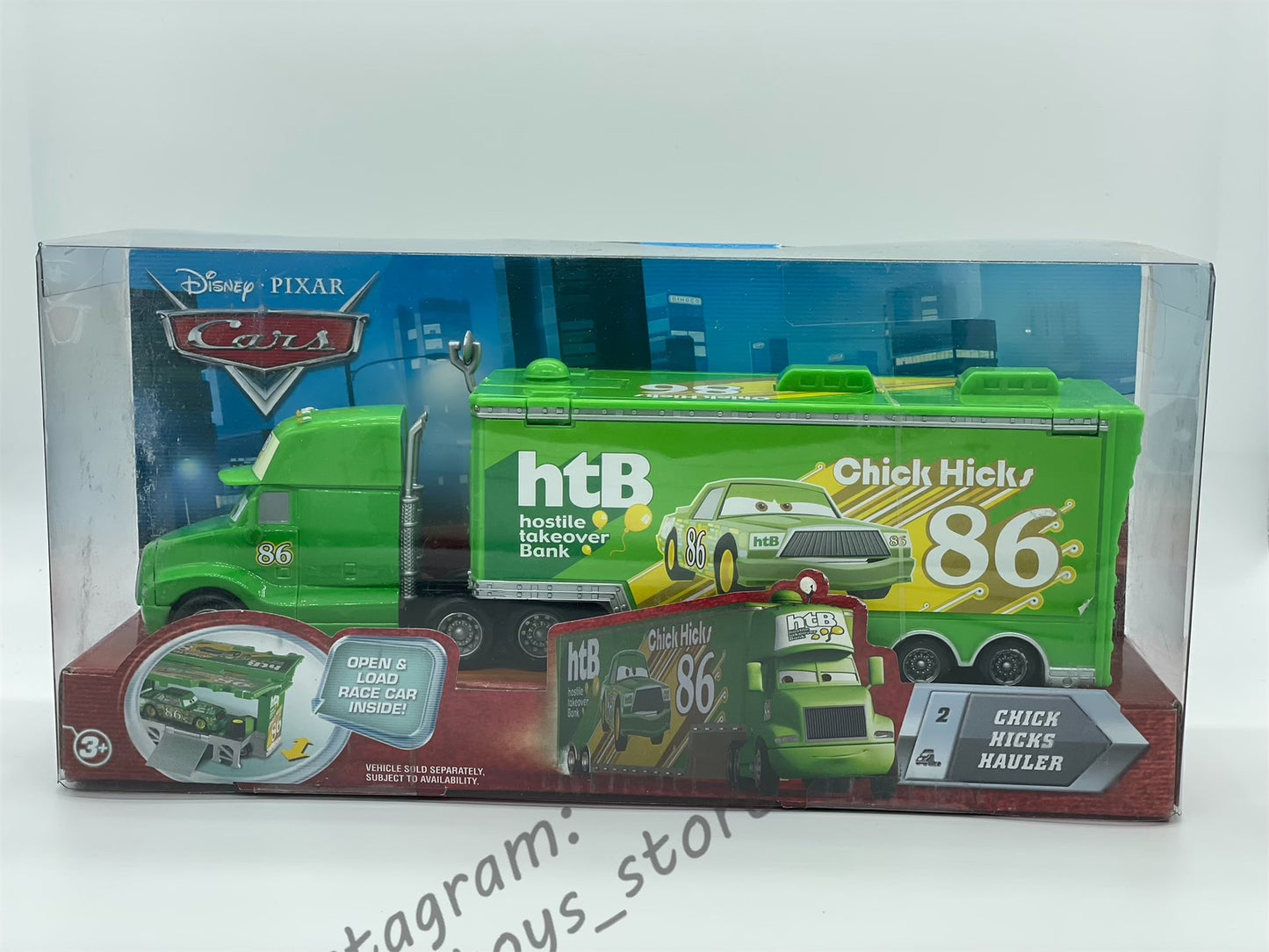 Hauler Disney Pixar Cars by Mattel, Chick Hicks Hauler 86 - BNIP