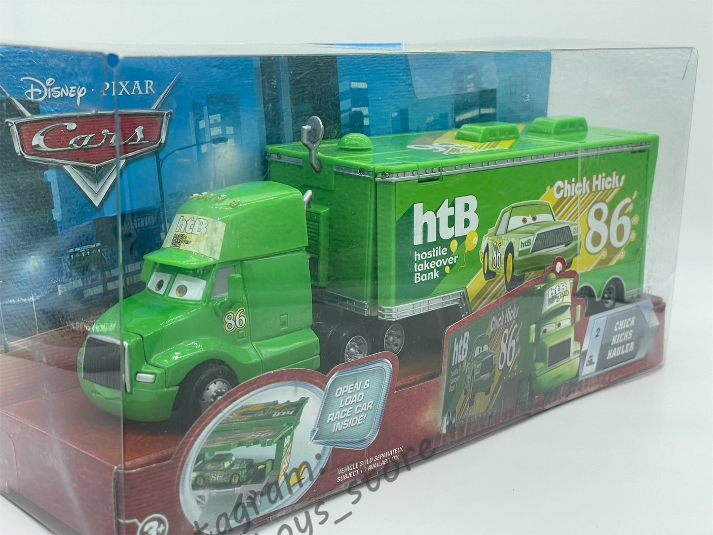 Hauler Disney Pixar Cars by Mattel, Chick Hicks Hauler 86 - BNIP