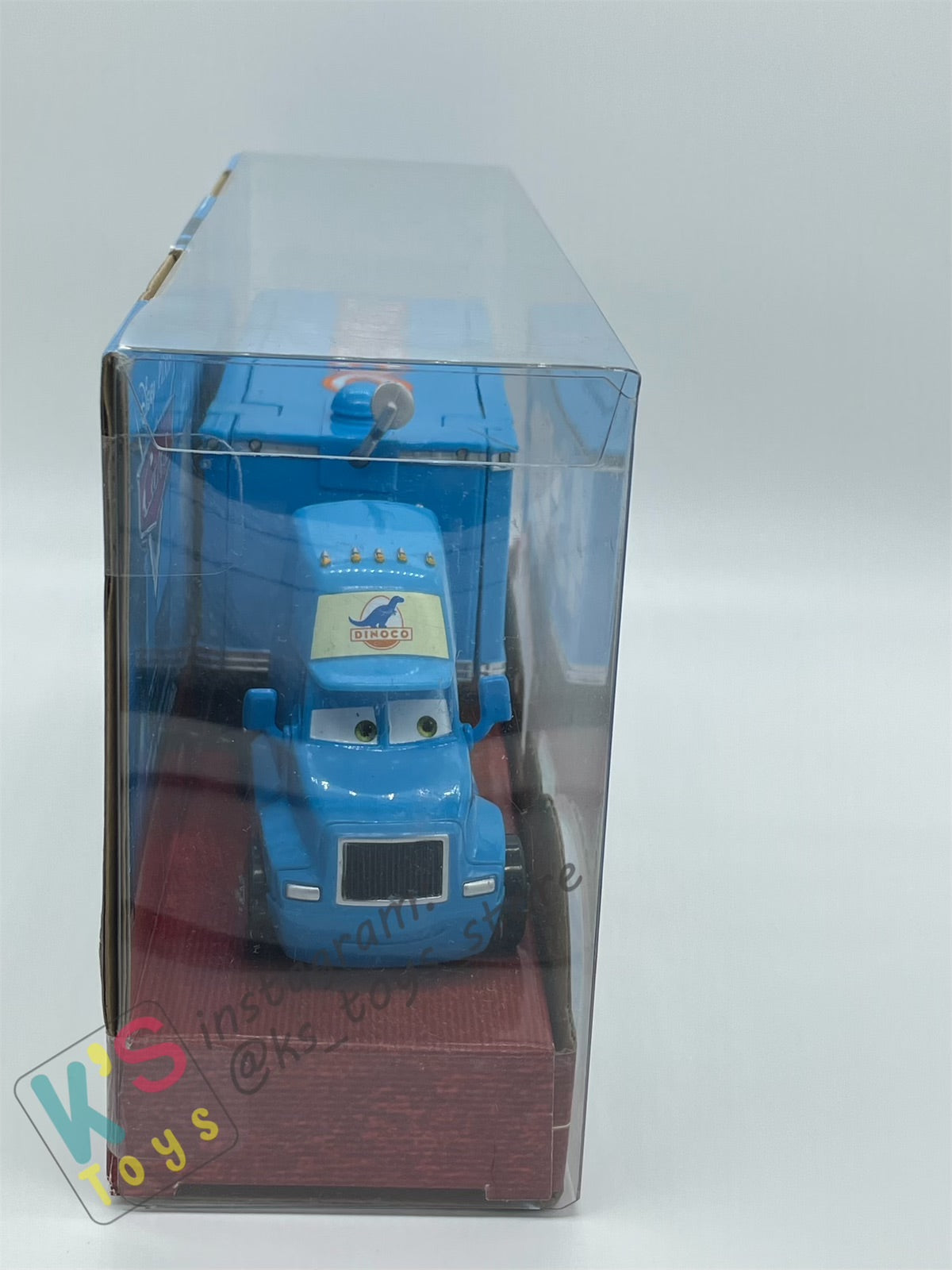 Hauler Disney Pixar Disney Cars by Mattel, Gray Hauler 43 Dinoco The King Hauler - BNIP