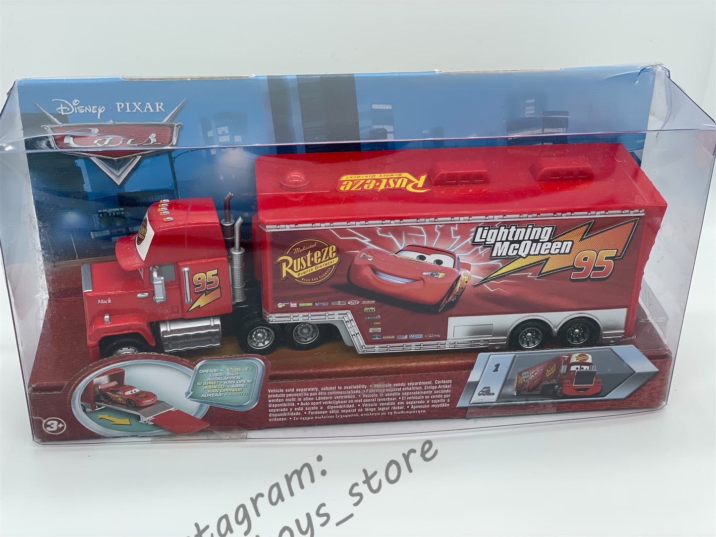 Hauler Disney Pixar Cars by Mattel, Mack Cars 1 Hauler - BNIP