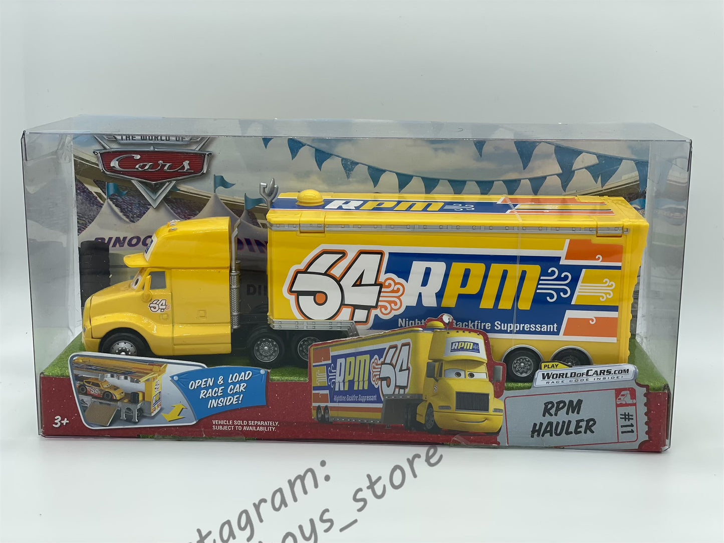 Hauler Pixar Disney Cars by Mattel, RPM 64 Hauler - BNIP