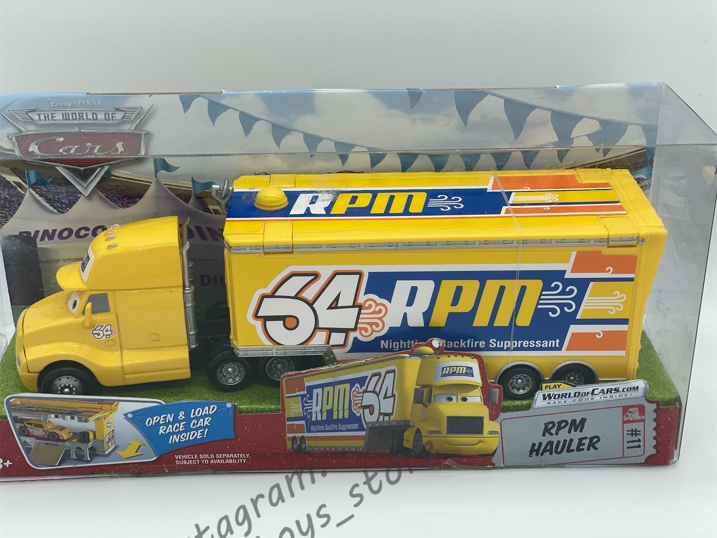 Hauler Pixar Disney Cars by Mattel, RPM 64 Hauler - BNIP