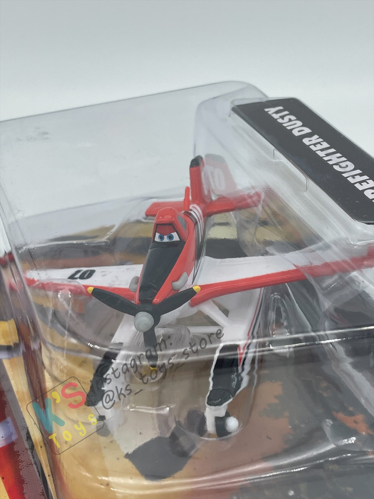 DISNEY PLANES BY MATTEL - FIREFIGHTER DUSTY - FIRE AND RESCUE SERIES - BNIP