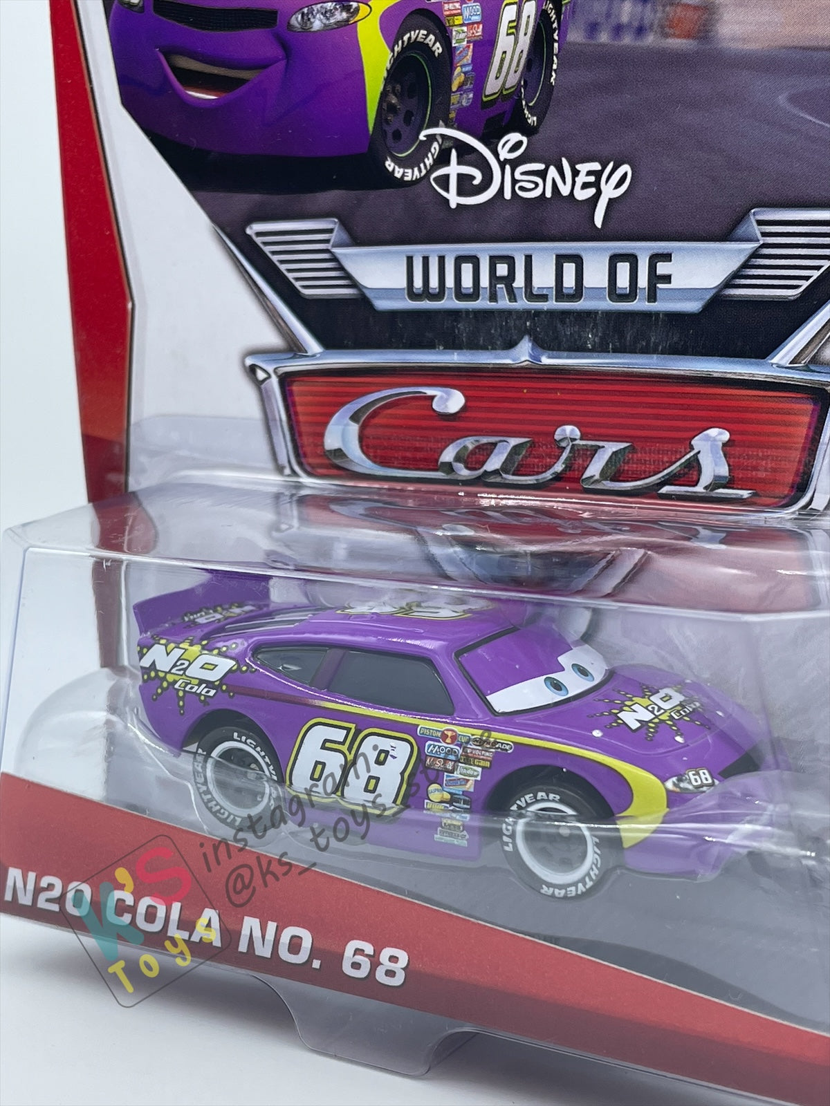 DISNEY PIXAR CARS BY MATTEL, "N2O COLA NO.68” PISTON CUP SERIES - BNIP