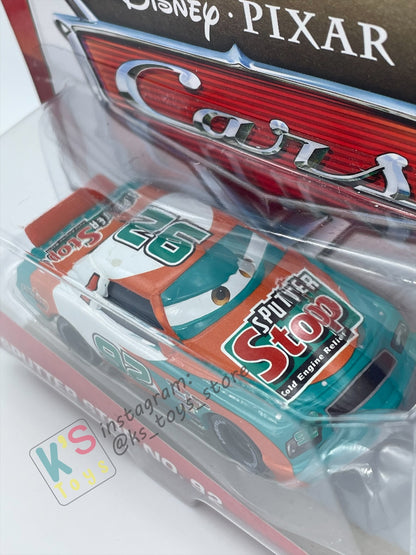 DISNEY PIXAR CARS BY MATTEL, "SPUTTER STOP NO 92” PISTON CUP SERIES- BNIP