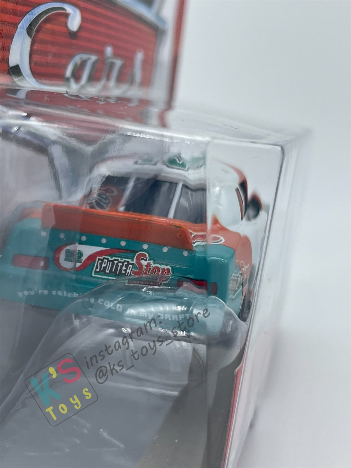 DISNEY PIXAR CARS BY MATTEL, "SPUTTER STOP NO 92” PISTON CUP SERIES- BNIP
