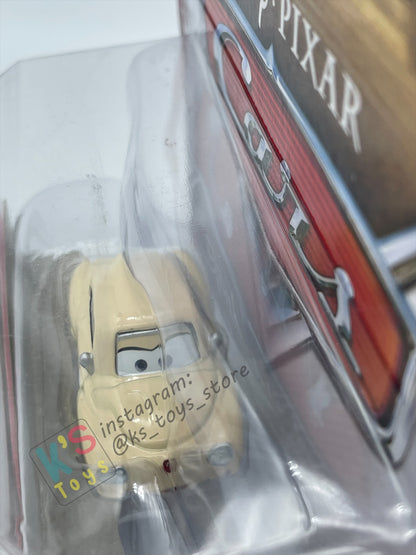 DISNEY PIXAR CARS BY MATTEL 1:55, MAMA TOPOLINO (UNIBODY VARIANT) - FESTIVAL ITALIANO SERIES - BNIP