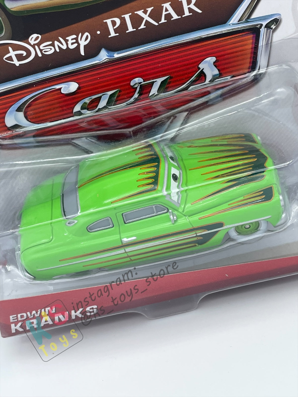 DISNEY PIXAR CARS BY MATTEL, EDWIN KRANKS (UNIBODY) - RETRO RADIATOR SPRINGS - BNIP