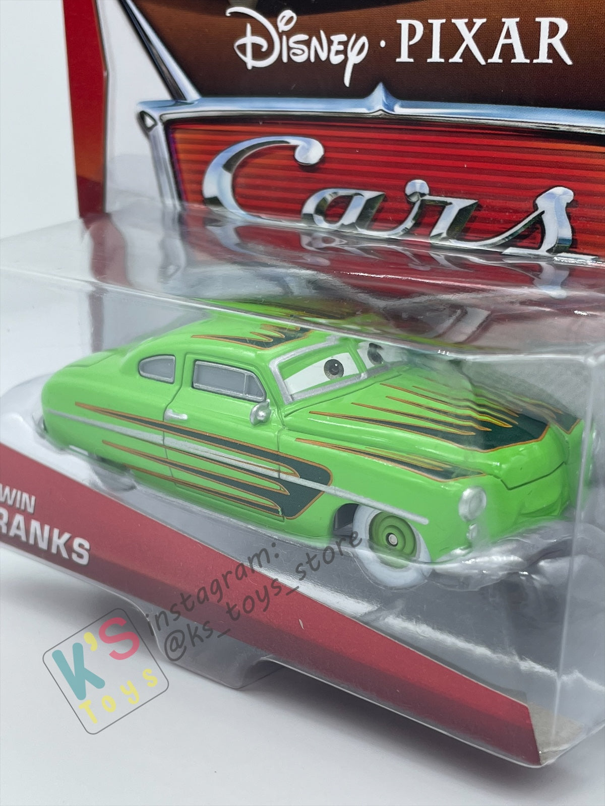 DISNEY PIXAR CARS BY MATTEL, EDWIN KRANKS (UNIBODY) - RETRO RADIATOR SPRINGS - BNIP
