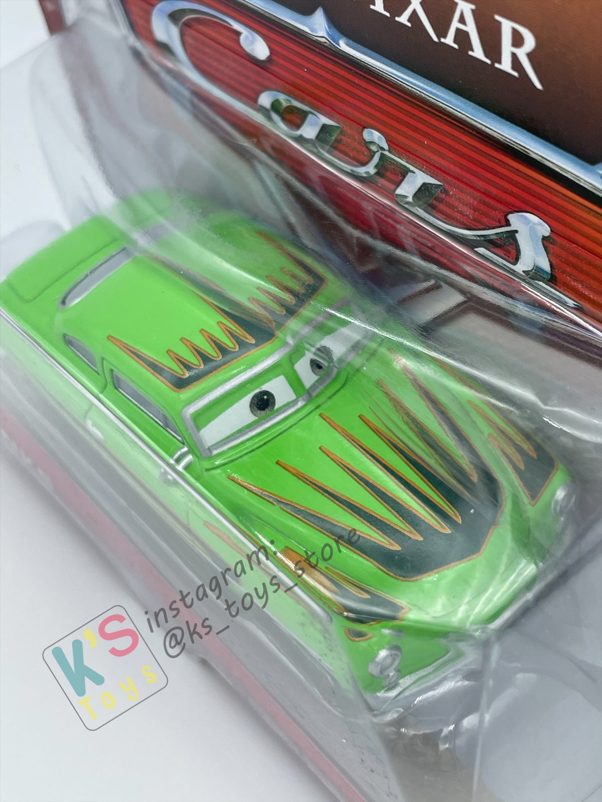DISNEY PIXAR CARS BY MATTEL, EDWIN KRANKS (UNIBODY) - RETRO RADIATOR SPRINGS - BNIP