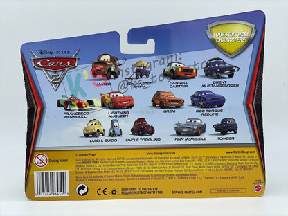 Disney Pixar Cars 1:55 by Mattel 2-Pack Cars 2, RACE TEAM MATER & ZEN MASTER PITTY - BNIP