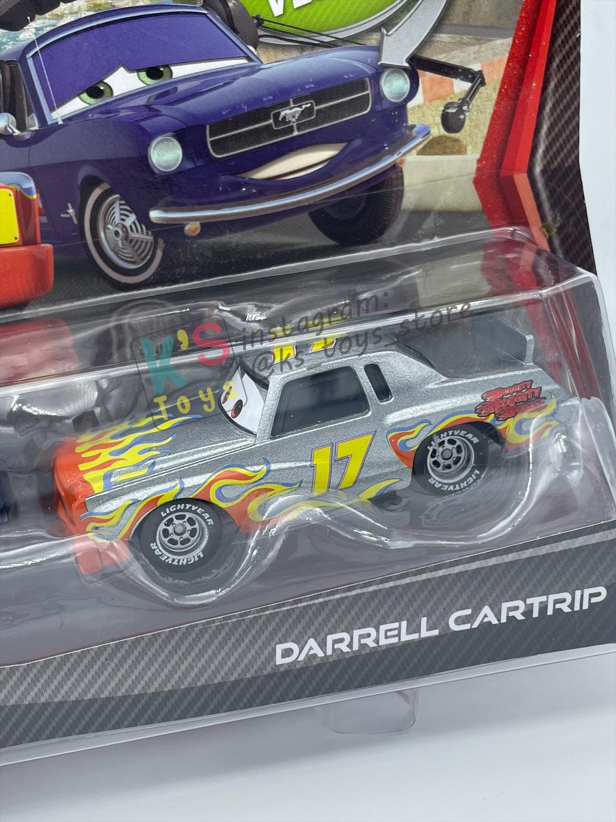 Disney Pixar Cars 1:55 by Mattel 2-Pack Cars 2, BRENT MUSTANGBURGER AND DARRELL CARTRIP (VARIANT) - BNIP