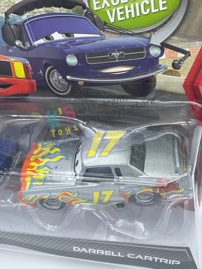 Disney Pixar Cars 1:55 by Mattel 2-Pack Cars 2, BRENT MUSTANGBURGER AND DARRELL CARTRIP (VARIANT) - BNIP