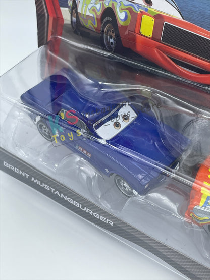 Disney Pixar Cars 1:55 by Mattel 2-Pack Cars 2, BRENT MUSTANGBURGER AND DARRELL CARTRIP (VARIANT) - BNIP