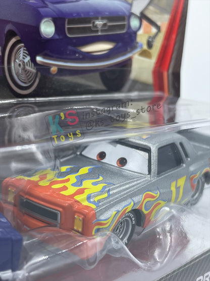 Disney Pixar Cars 1:55 by Mattel 2-Pack Cars 2, BRENT MUSTANGBURGER AND DARRELL CARTRIP (VARIANT) - BNIP
