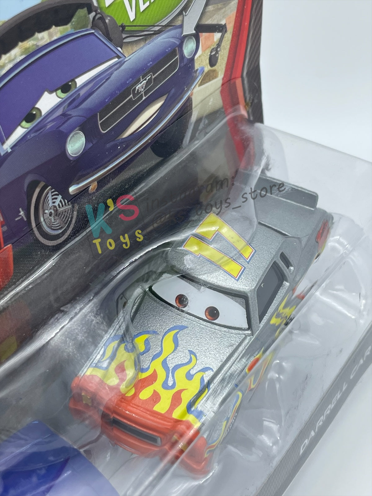Disney Pixar Cars 1:55 by Mattel 2-Pack Cars 2, BRENT MUSTANGBURGER AND DARRELL CARTRIP (VARIANT) - BNIP