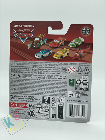 Disney Pixar Cars by MATTEL, ALAN “AIKEN” AXLER #28 - 2024 RE-RELEASED - BNIP