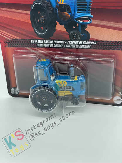 DISNEY PIXAR CARS BY MATTEL - "VIEW ZEEN RACING TRACTOR"  cars 3 - 2024  RE-RELEASED - BNIP
