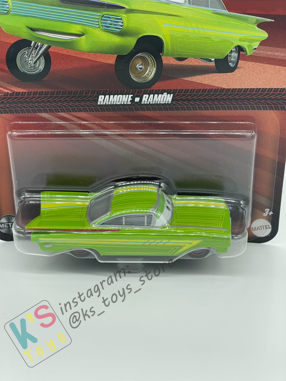 DISNEY PIXAR CARS BY MATTEL - "ARTIST RAMONE" 2024 RE-RELEASES - BNIP
