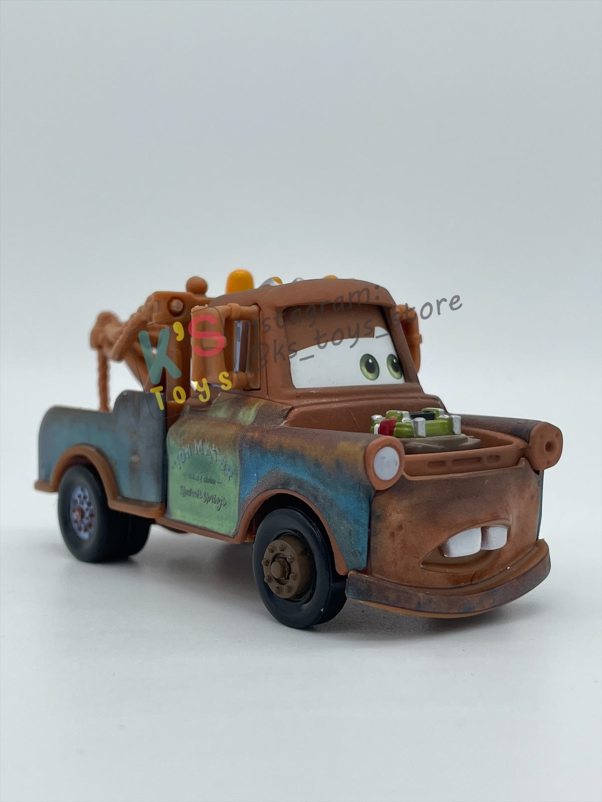 PRE-OWNED / LOOSE DISNEY PIXAR CARS BY MATTEL - "YOU THE BOMB MATER (VARIANT)" - CARS 2 SERIES - NEAR MINT CONDITION - READ DESCRIPTION!!!!!!!!!!!
