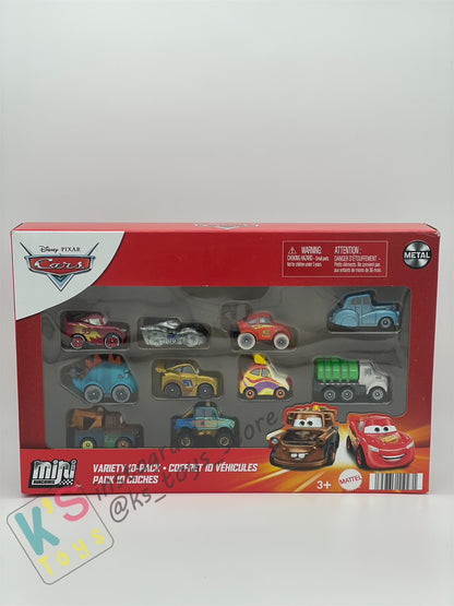 MINI RACERS DISNEY PIXAR CARS 10-PACK MATO - BNIP