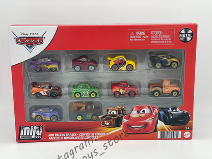 MINI RACERS DISNEY PIXAR CARS 10-PACK GOLDEN JACKSON STORM - BNIP