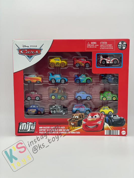 MINI RACERS DISNEY PIXAR CARS 15-PACK SHU TODOROKI - BNIP