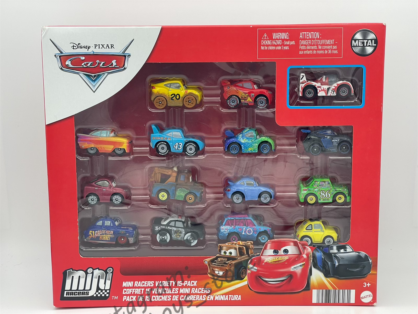 MINI RACERS DISNEY PIXAR CARS 15-PACK SHU TODOROKI - BNIP