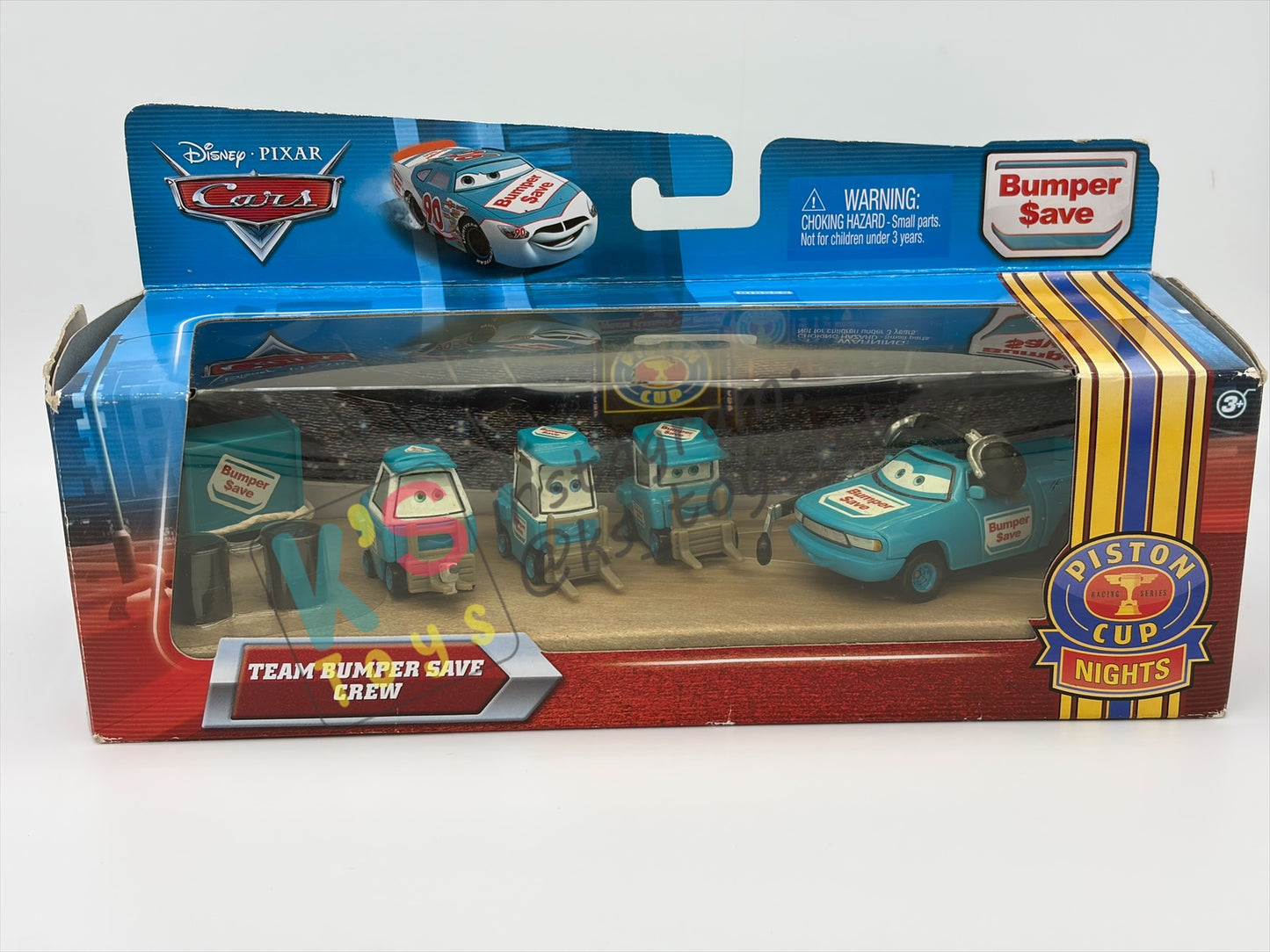 RARE DISNEY PIXAR CARS BY MATTEL, TEAM CREW BUMPER SAVE - BNIP - READ DESCRIPTION!!!!!
