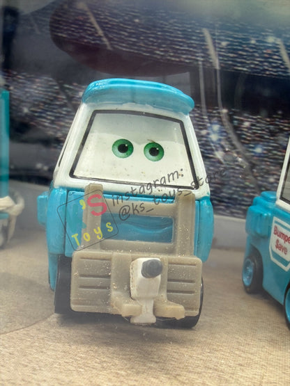 RARE DISNEY PIXAR CARS BY MATTEL, TEAM CREW BUMPER SAVE - BNIP - READ DESCRIPTION!!!!!