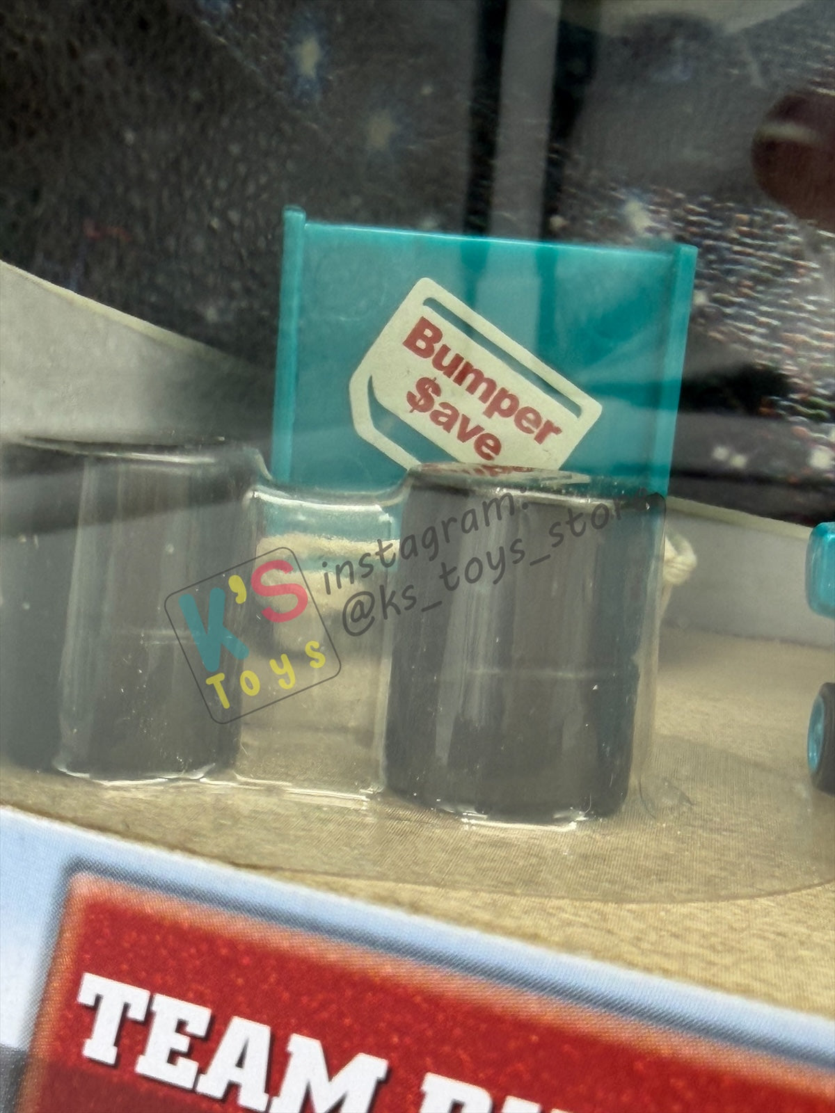 RARE DISNEY PIXAR CARS BY MATTEL, TEAM CREW BUMPER SAVE - BNIP - READ DESCRIPTION!!!!!